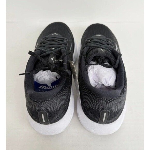 -4045 Mizuno Mens Wave 28, Black/White, Running Shoes-NEW-US 10 - Picture 5 of 5